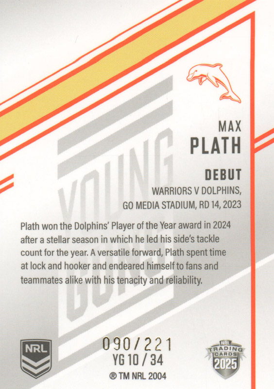 Max Plath back