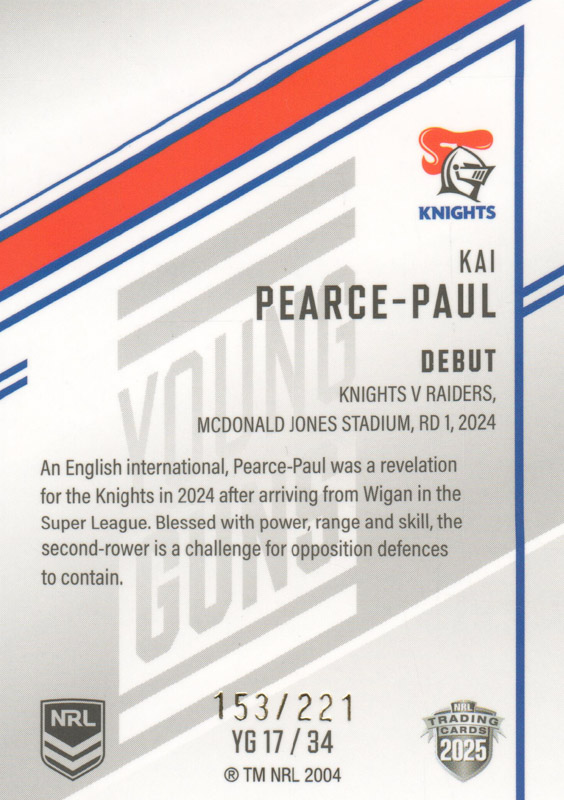 Kai Pearce-Paul back