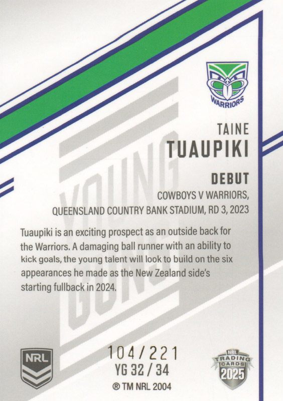 Taine Tuaupiki back