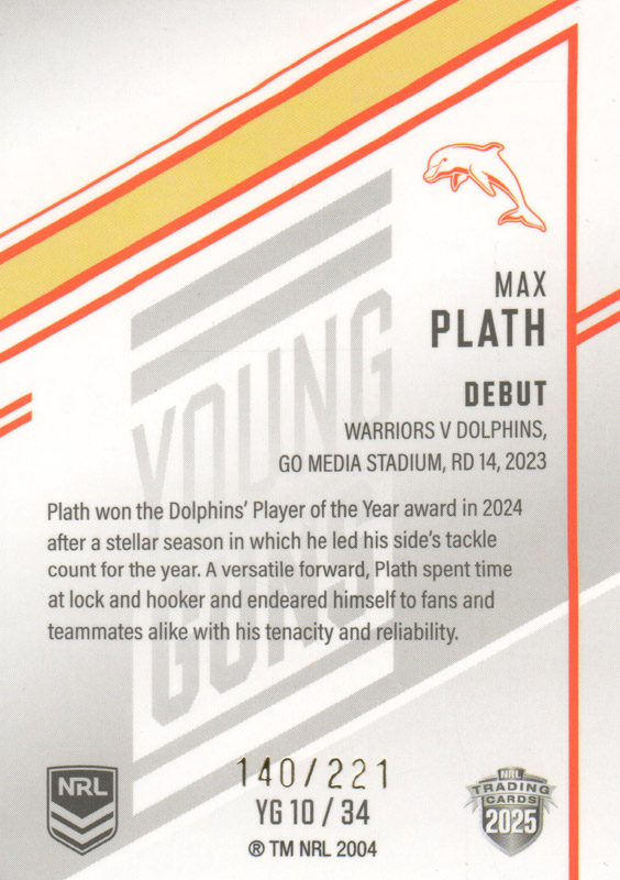 Max Plath back