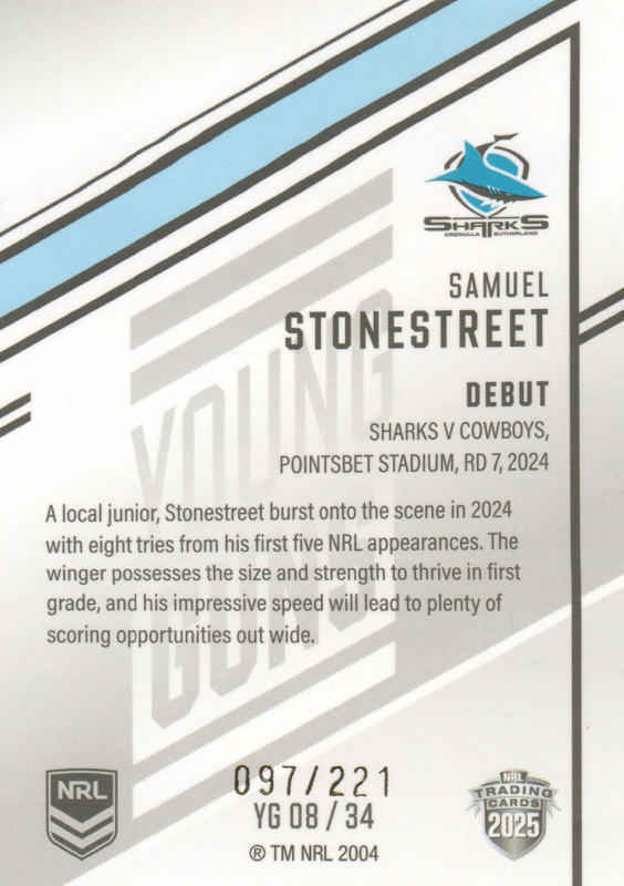 Samuel Stonestreet back