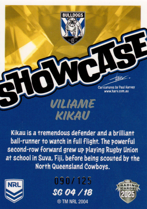 Viliame Kikau back