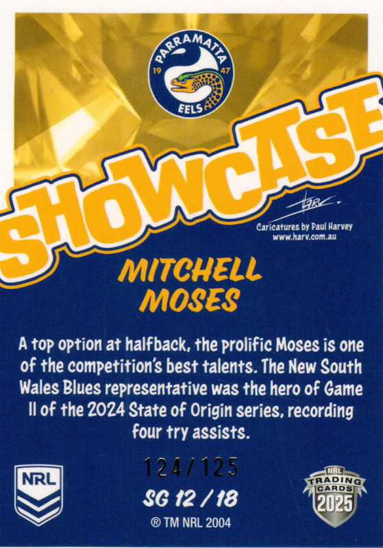 Mitchell Moses back