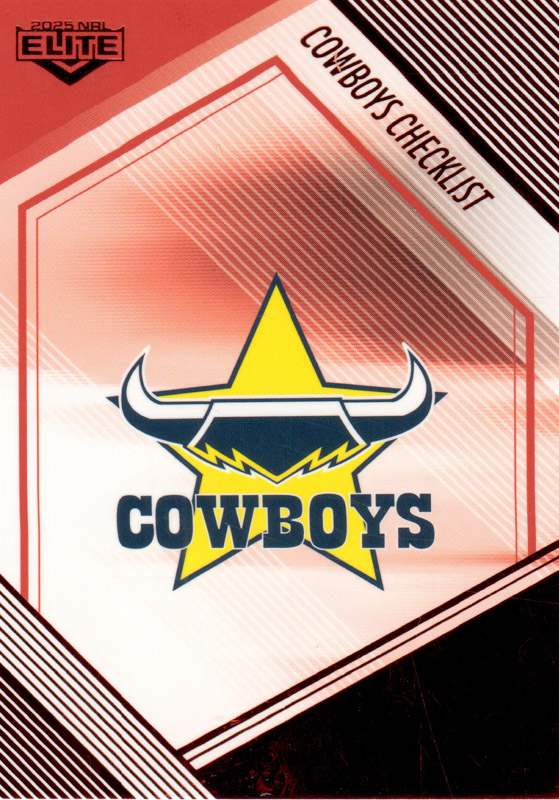 Cowboys Checklist