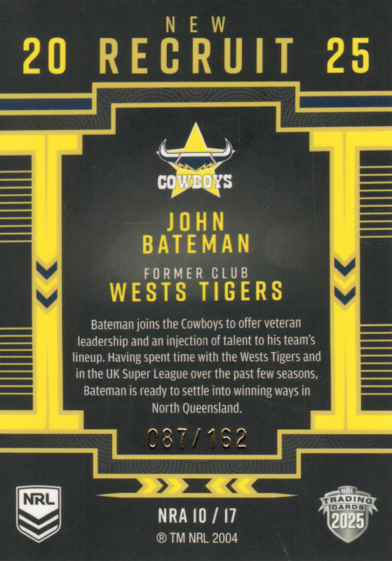 John Bateman back