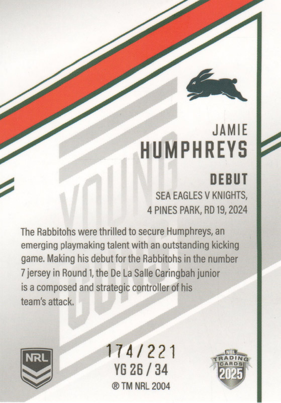 Jamie Humphreys back