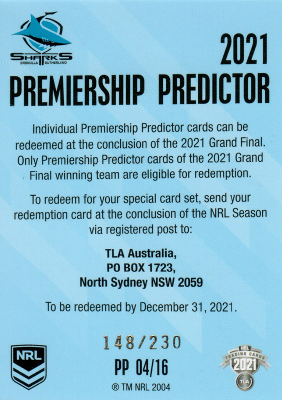 Cronulla-Sutherland Sharks back