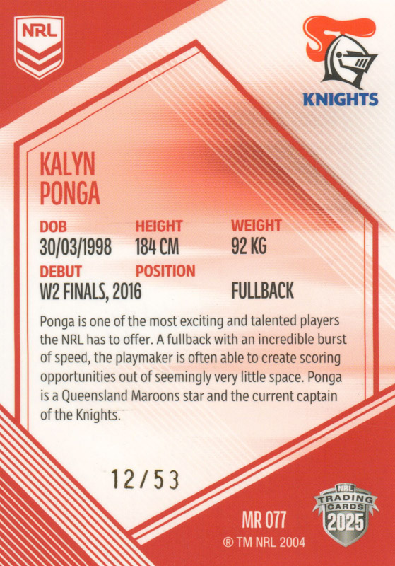 Kalyn Ponga back