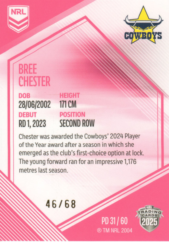 Bree Chester back
