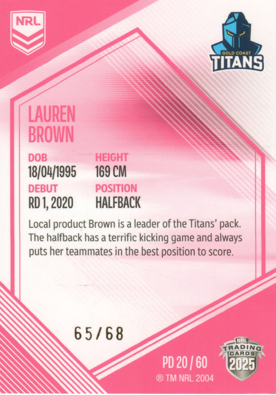 Lauren Brown back