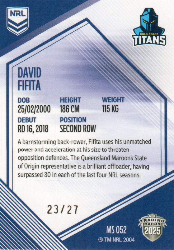 David Fifita back