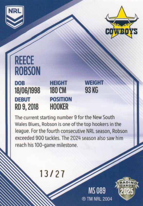 Reece Robson back