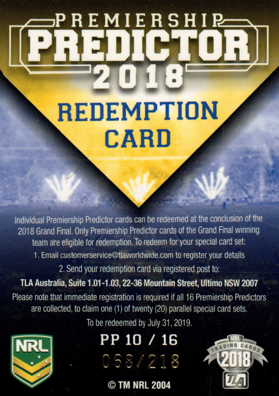 Parramatta Eels back