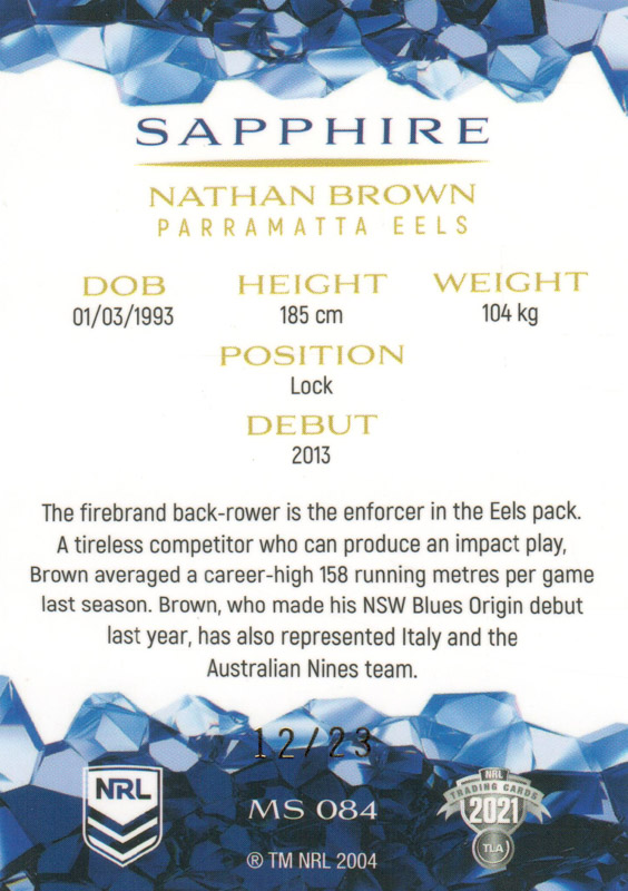 Nathan Brown back