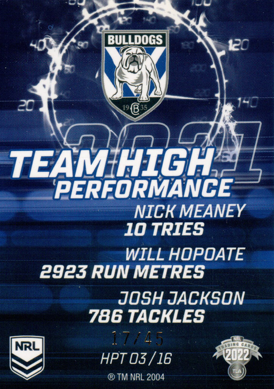 Nick Meaney / Will Hopoate / Josh Jackson back