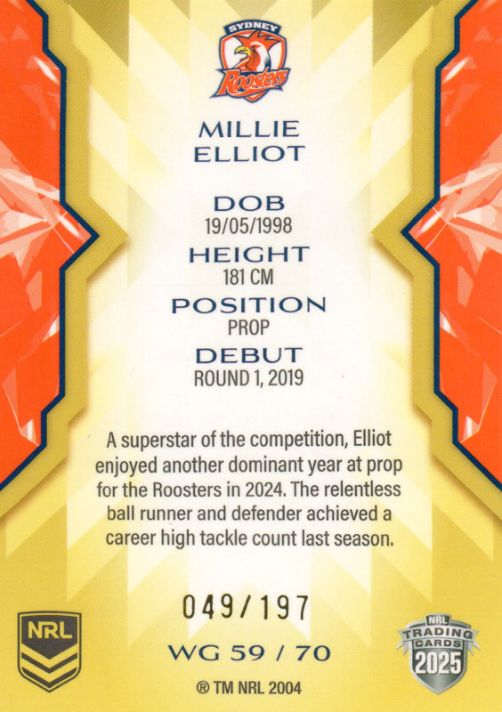 Millie Elliot back
