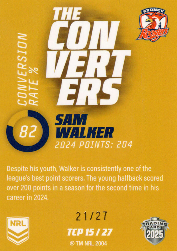 Sam Walker back