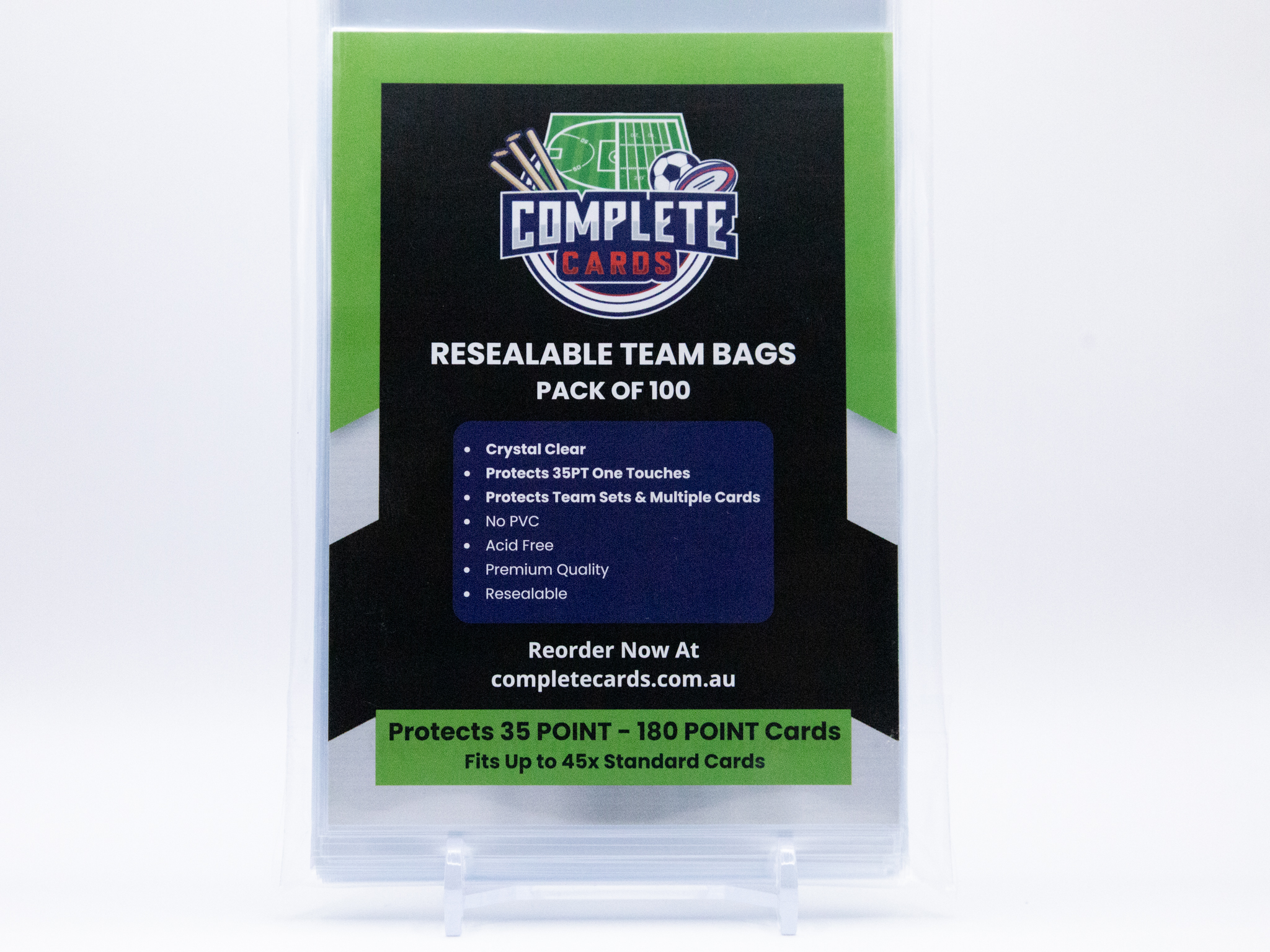Complete Cards Resealable Team Bag