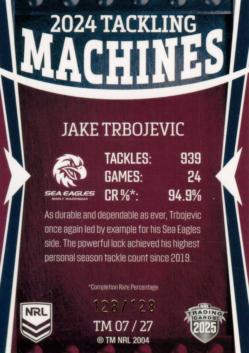 Jake Trbojevic back