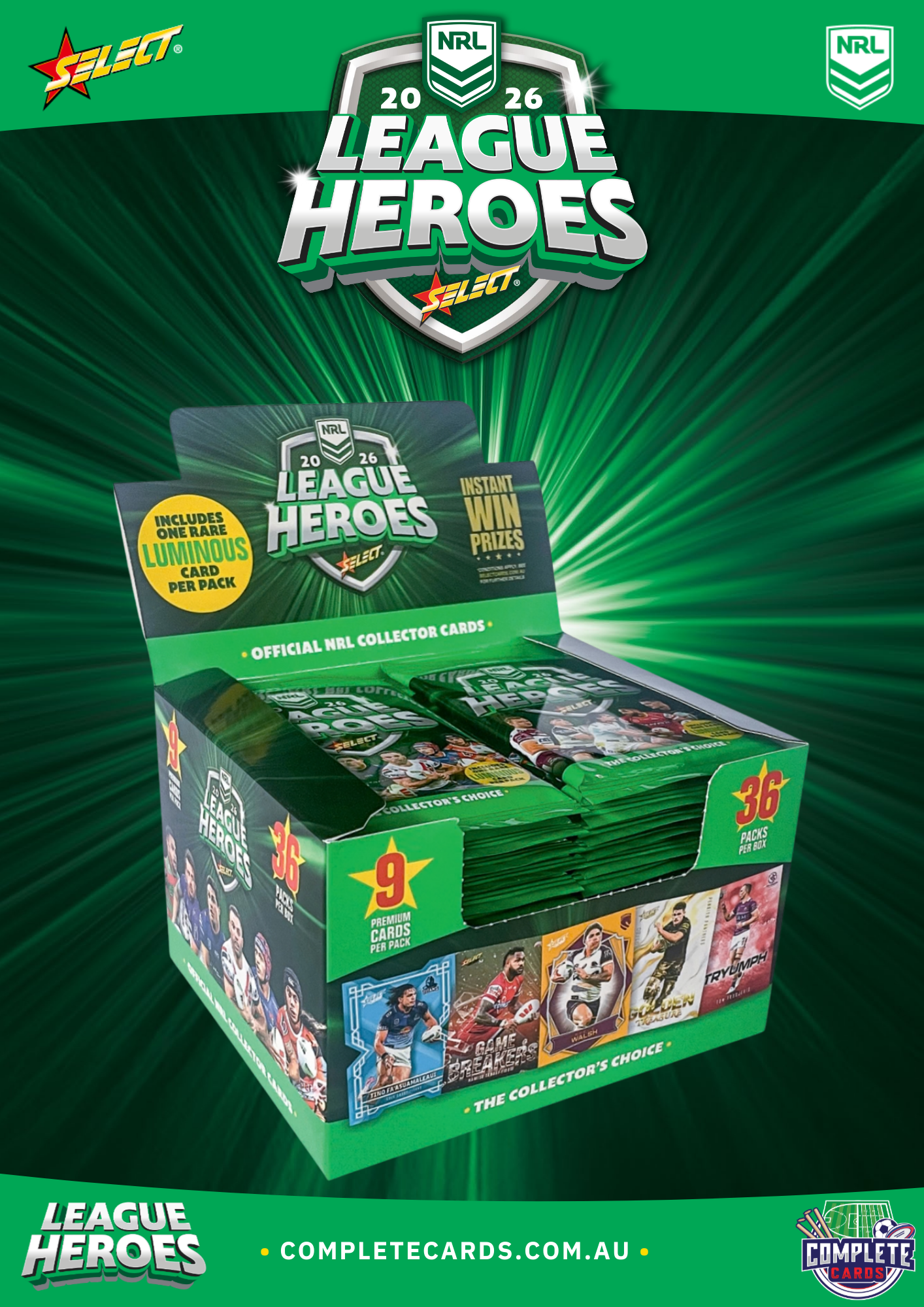 2026 NRL Select League Heroes - Box