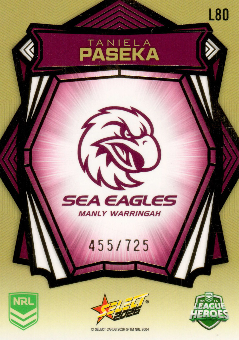 Taniela Paseka back