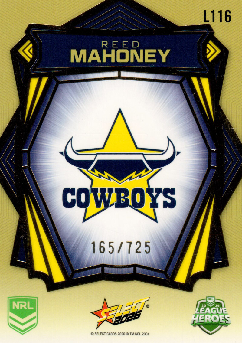 Reed Mahoney back