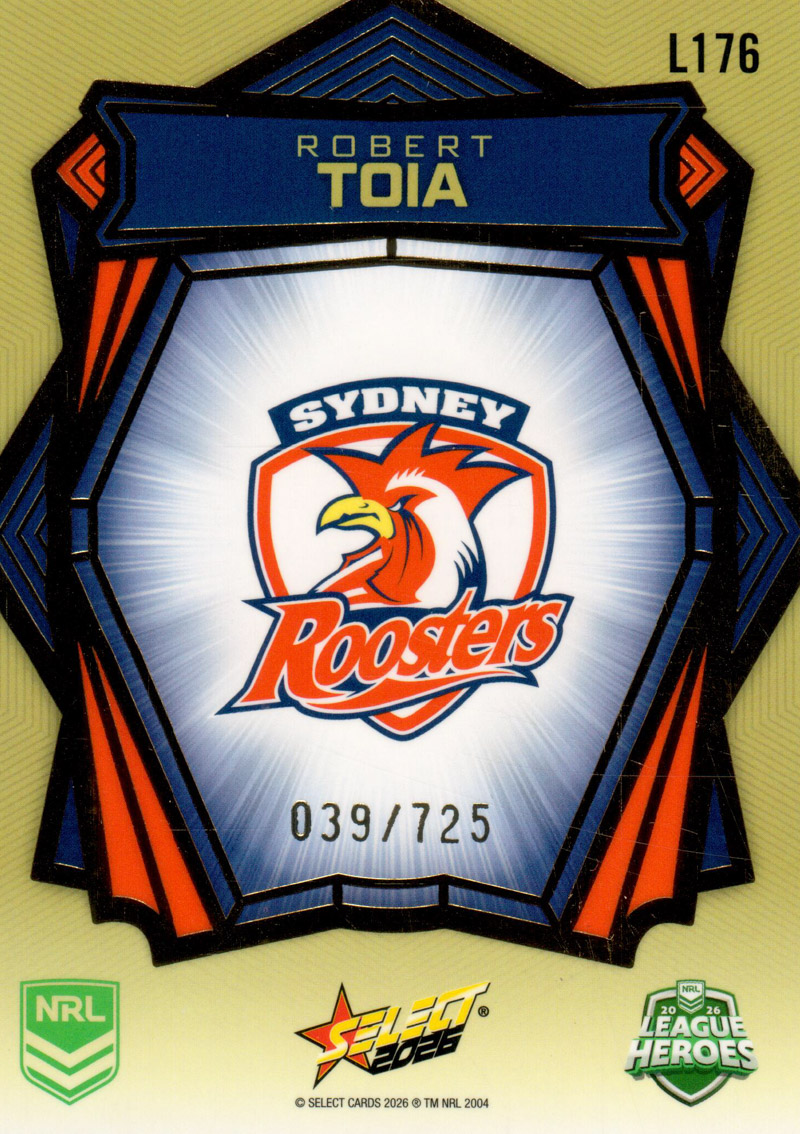 Robert Toia back