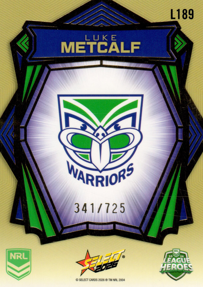 Luke Metcalf back