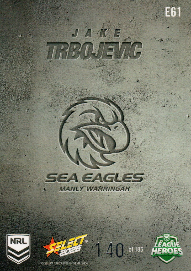 Jake Trbojevic back
