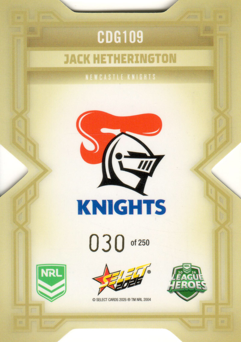 Jack Hetherington back