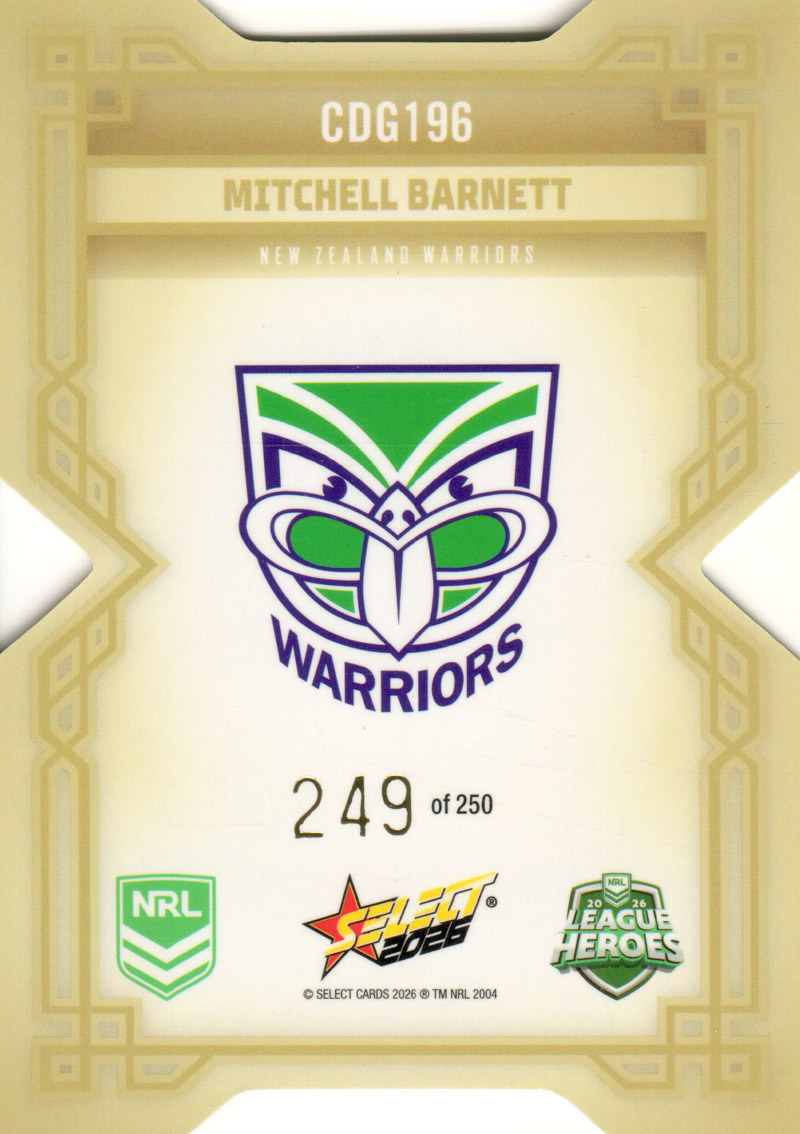 Mitchell Barnett back