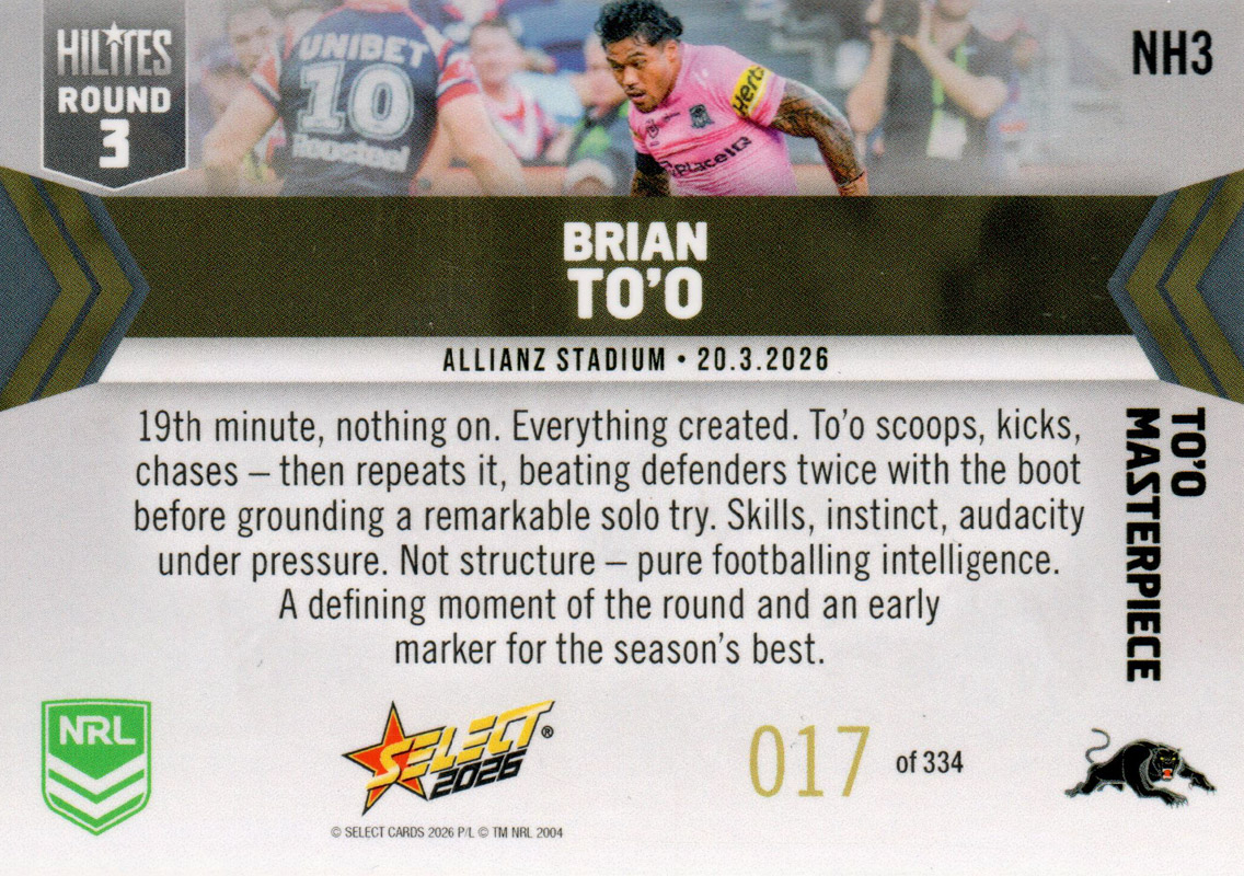 Brian To'o back