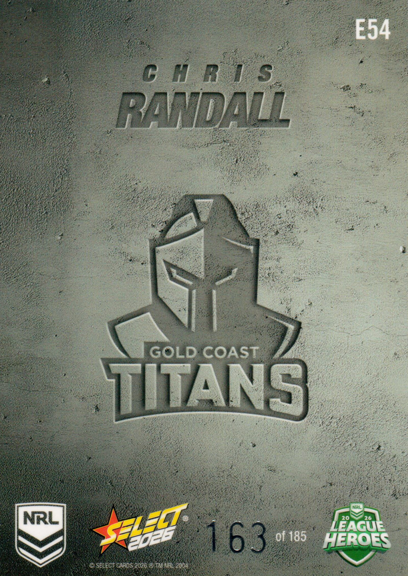Chris Randall back