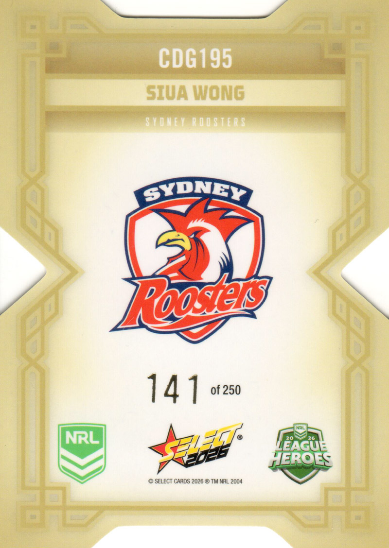 Siua Wong back