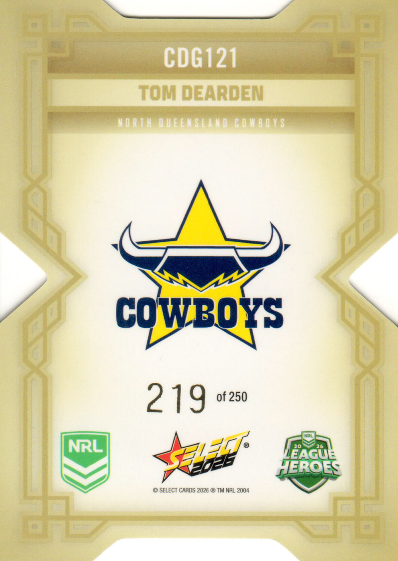 Tom Dearden back