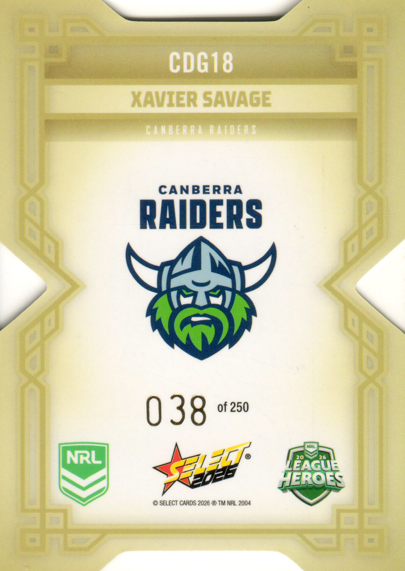 Xavier Savage back