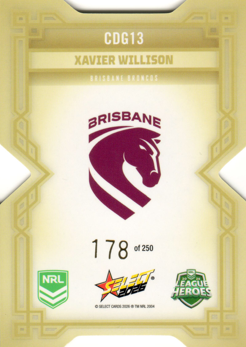 Xavier Willison back