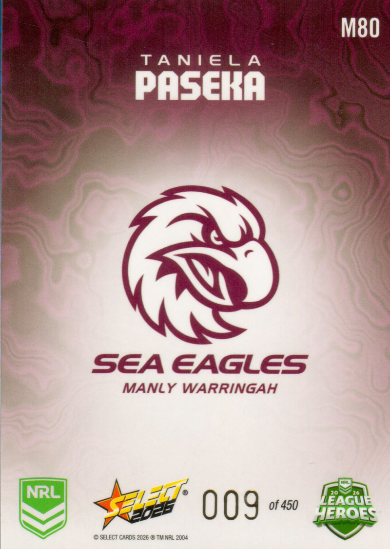 Taniela Paseka back