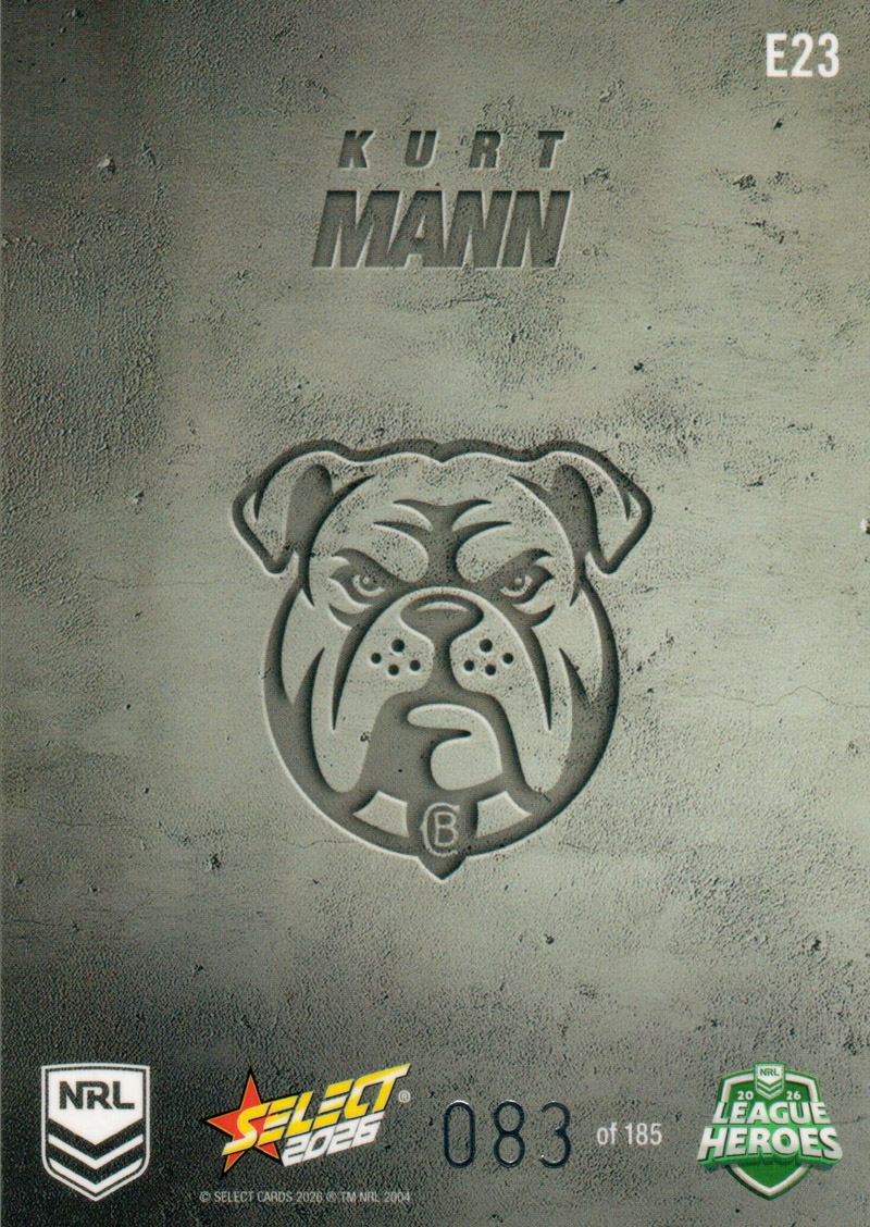 Kurt Mann back