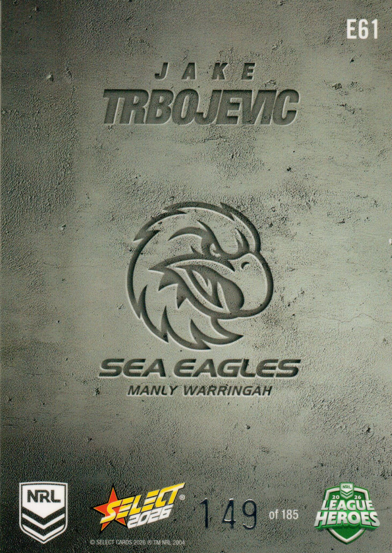 Jake Trbojevic back