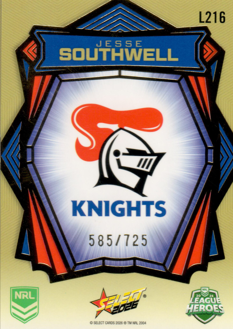 Jesse Southwell back