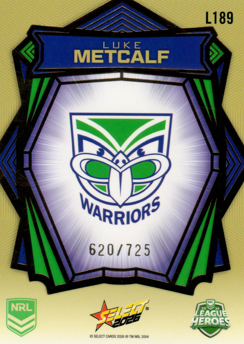 Luke Metcalf back