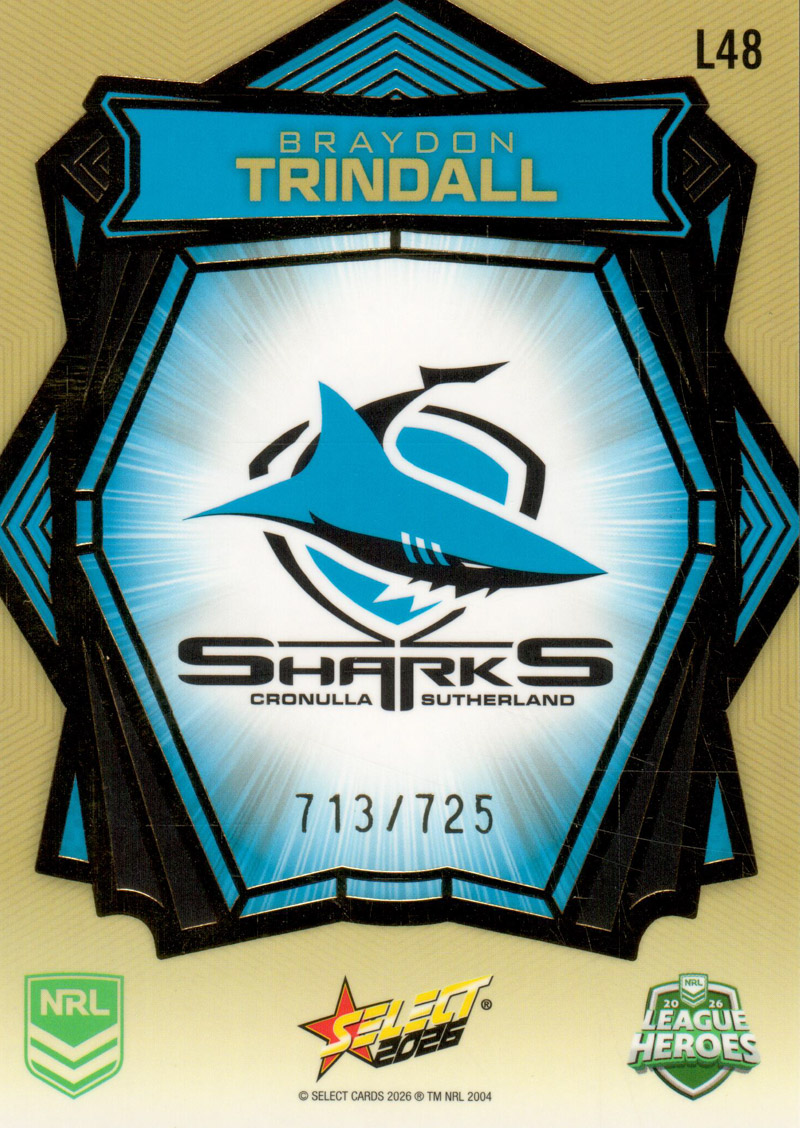 Braydon Trindall back
