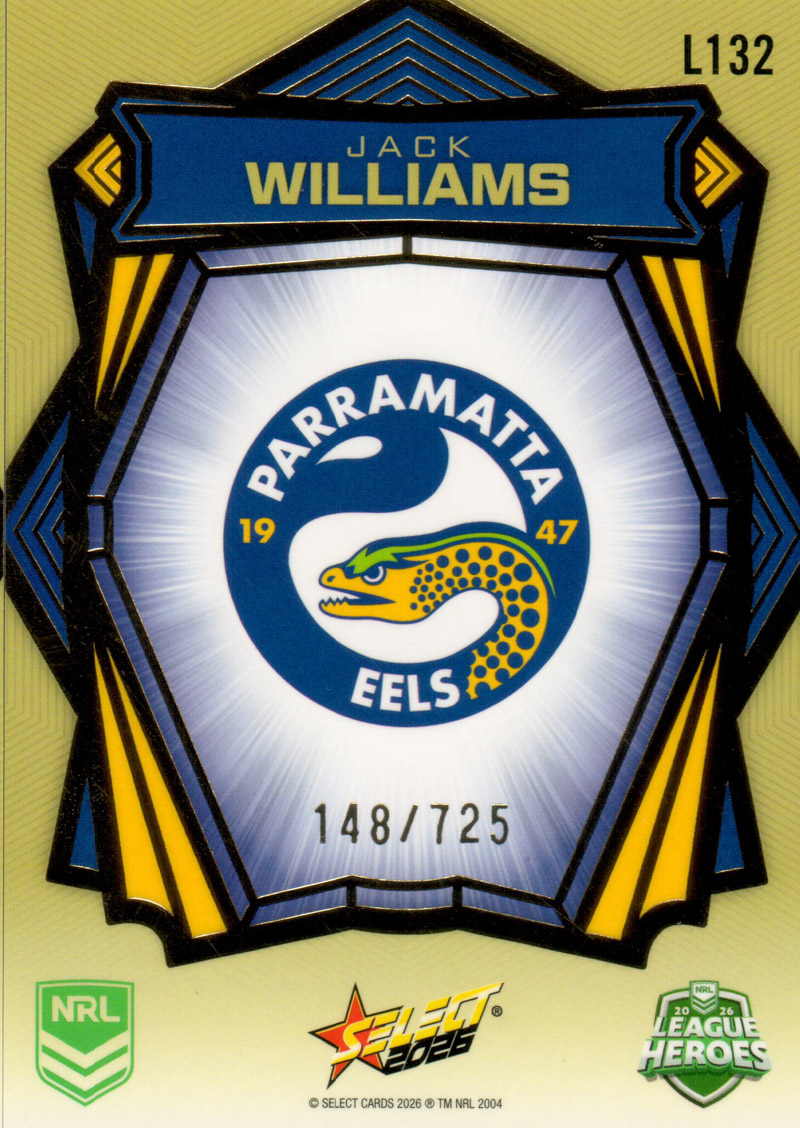 Jack Williams back