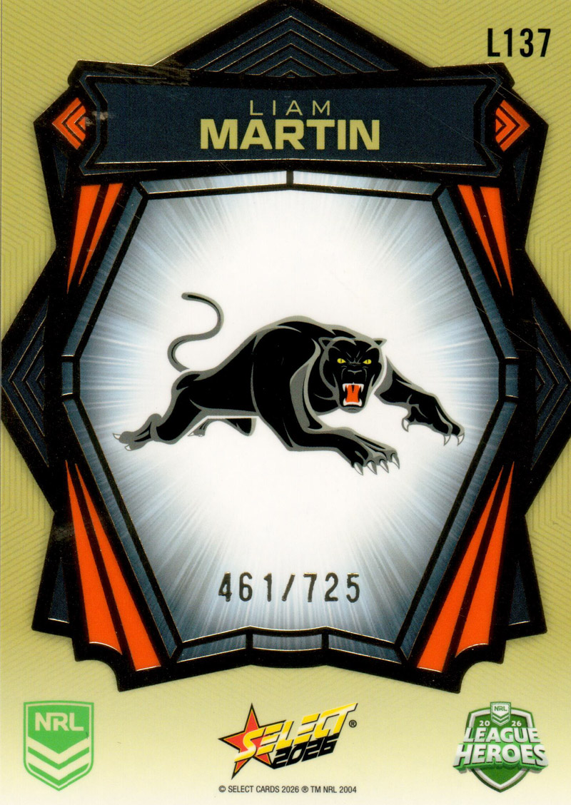 Liam Martin back