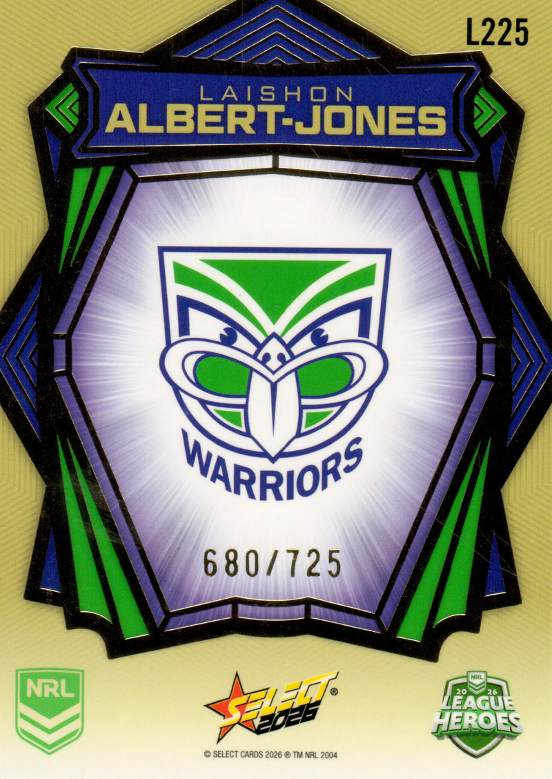 Laishon Albert-Jones back