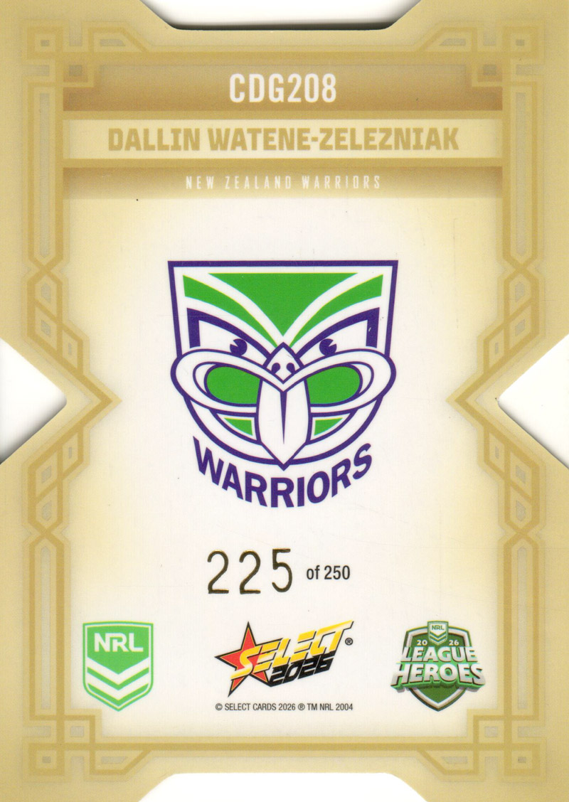 Dallin Watene-Zelezniak back