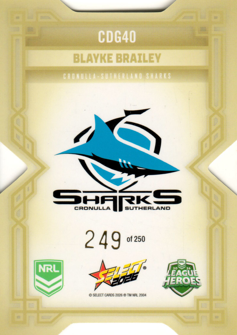 Blayke Brailey back