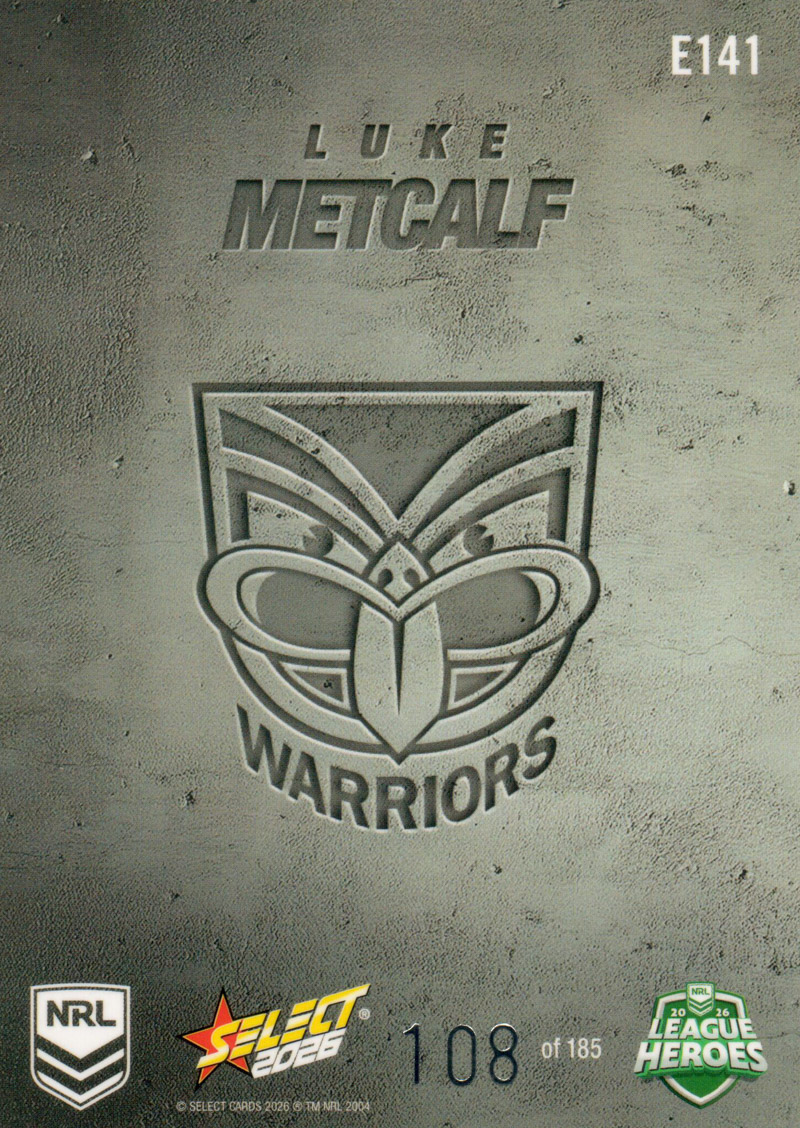 Luke Metcalf back