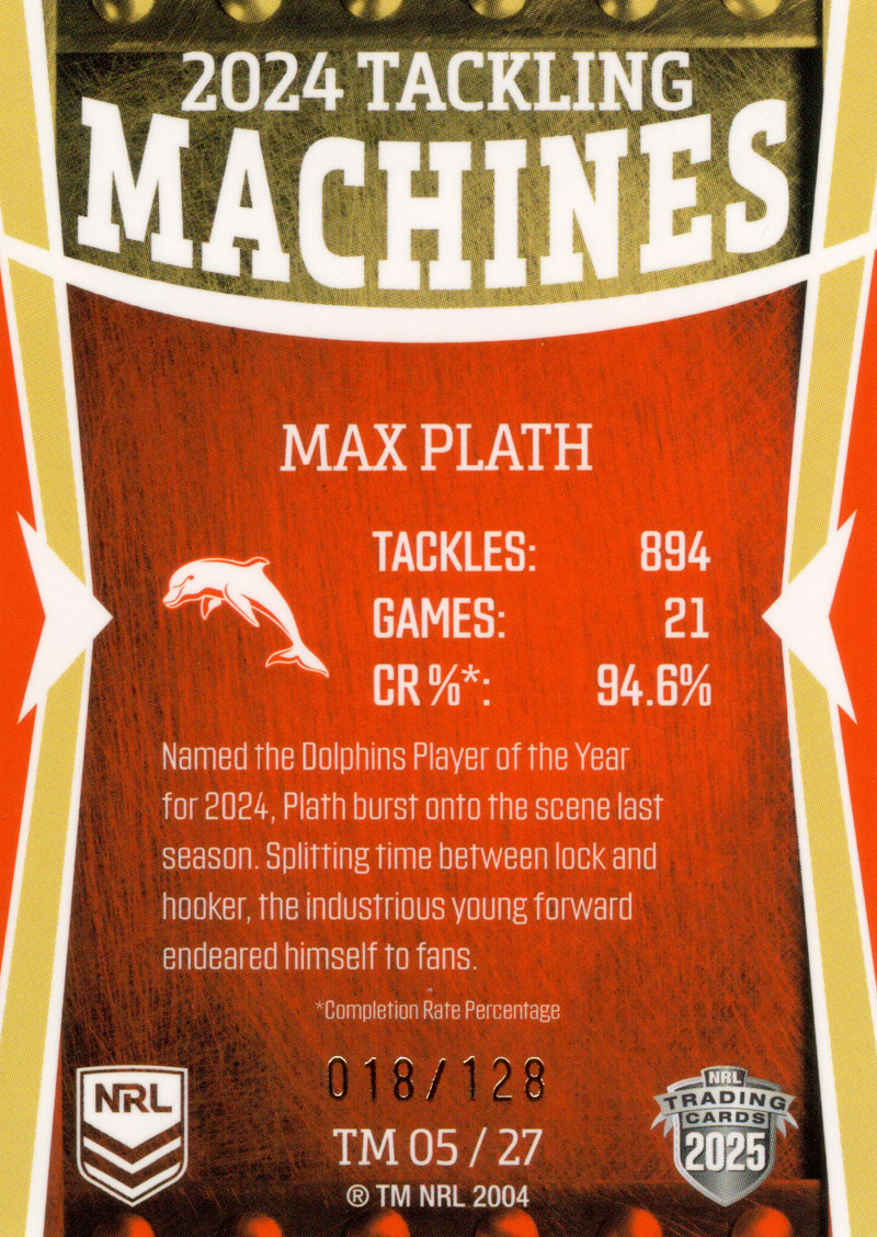 Max Plath back